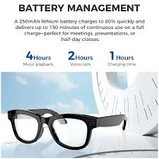 Deluxe AI Smart Glasses with Live Translation, Audio, Calls & Camera