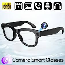 Deluxe AI Smart Glasses with Live Translation, Audio, Calls & Camera